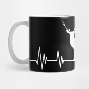 moose heartbeat lover,moose gift animal deer nature in alaska elk Mug